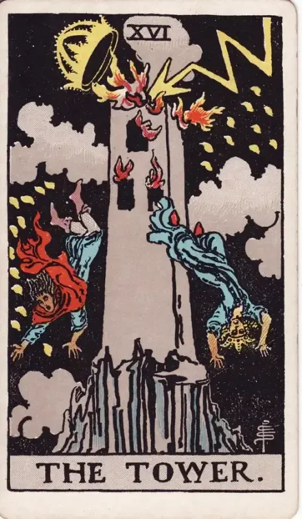 The Tower tarot card (Rider–Waite–Smith)